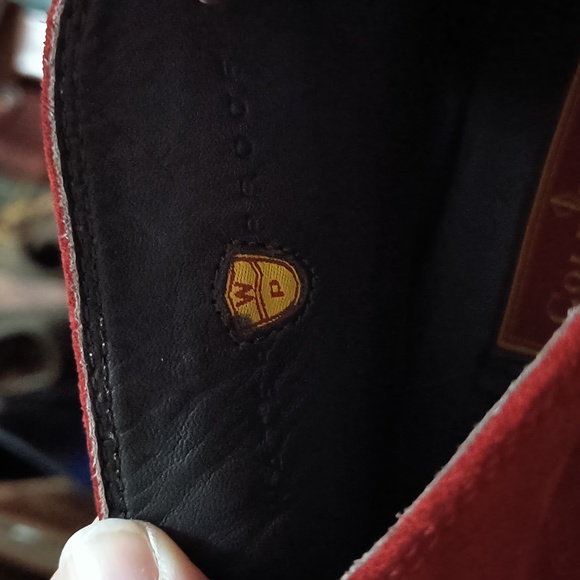 Cole Haan red suede water proof boots - Picture 6 of 7